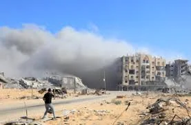Israeli military says struck 35 sites in Gaza