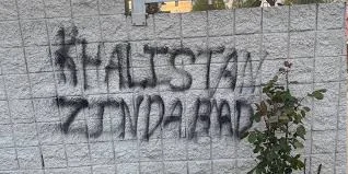 Gurdwara in Canada vandalised with pro-Khalistan graffiti