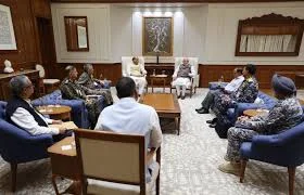 PM Modi chairs high-level security meet; Defence Minister, NSA, CDS and tri-services chiefs present