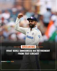 End of an era: Virat Kohli announces retirement from Test cricket