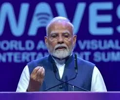 WAVES summit: PM Modi bats for creative responsibility to uphold cultural integrity and instil positive values