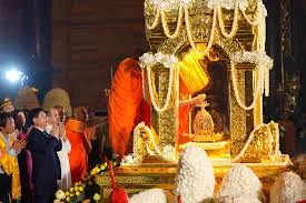 Vietnam: Sacred relics of Lord Buddha from India enshrined in Tam Chuc Pagoda