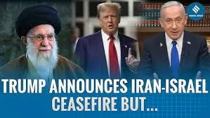 Trump announces ceasefire between Iran, Israel