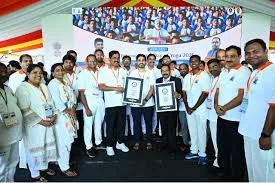 Vizag Yoga event sets new Guinness World Record