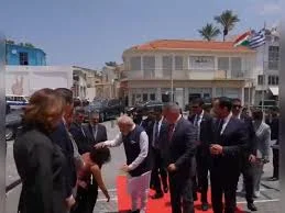 Cyprus leader touches PM Modi's feet in touching gesture of respect