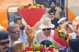 Farooq Abdullah takes ride in Kashmir's Vande Bharat train, says will boost tourism