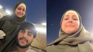 Actress Hina Khan performs Umrah during Ramadan