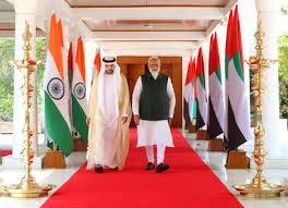 Crown Prince of Dubai presents PM Modi replica of his grandfather's traditional cloak (Lead)