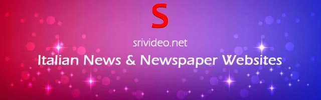 Italian Digital Newspapers, Popular Italian English News sites, Italian latest Breaking News, Italian Top News websites Online.